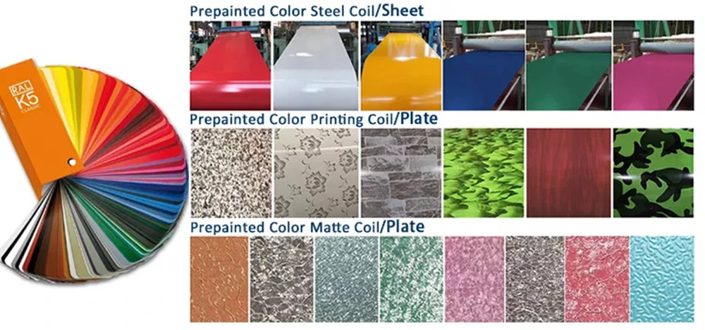 Hot Dipped SGCC, SPCC, Dx51d, Embossed/Wrinkle/Wooden/Printing/Matte/Prepainted/Color Coated Gi/PPGI Steel Product Coil for Building/Roofing Material