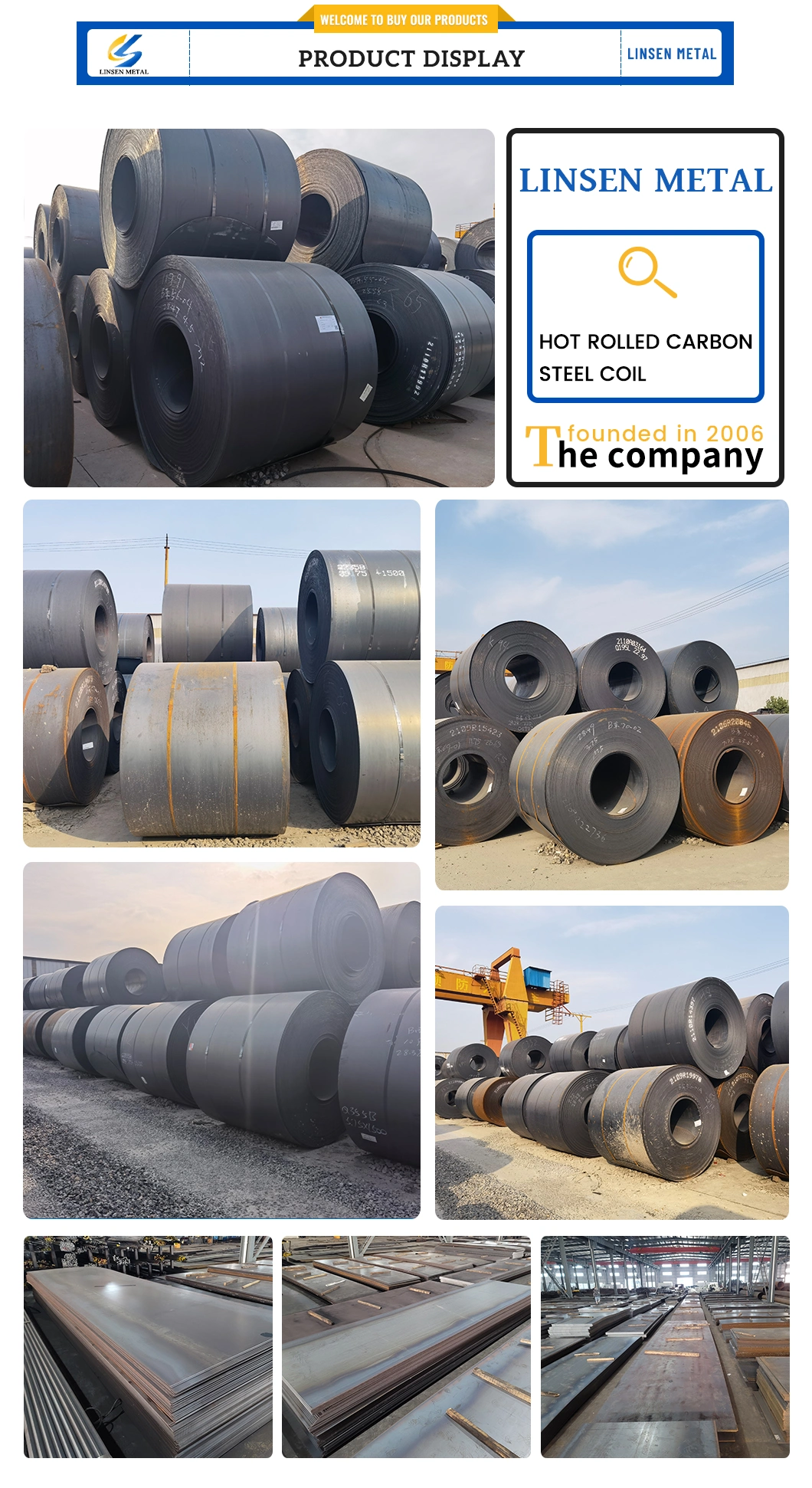 ASTM/AISI/SAE/JIS A36 Ss400 Q235 Q345 St37 SPCC Top Grade Mild 0.3mm/0.5mm/0.7mm/0.75mm/1mm/2mm Hot/Cold Rolled Carbon Steel Coil with Certificates